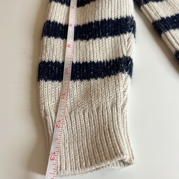 Baby Gap Shawl Collar Striped Cardigan Toddler 3 years blue Organic Cotton - Picture 12 of 12